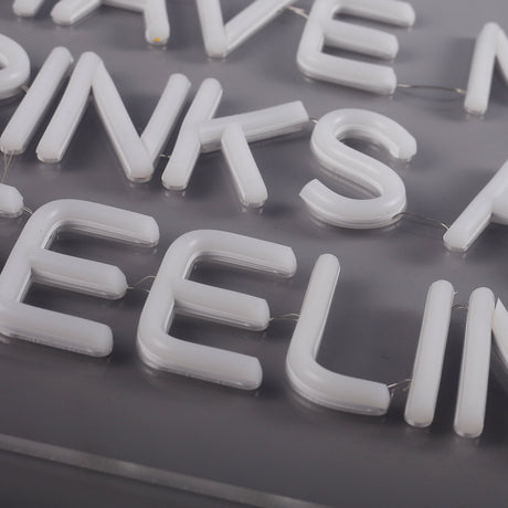 I Have Mixed Drinks About Feelings Neon Vägglampa-Lampconcept.se