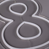 Siffra 8 Neonvägglampa-Lampconcept.se
