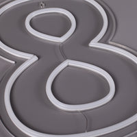 Siffra 8 Neonvägglampa-Lampconcept.se