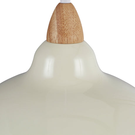 Oak Taklampa Ø35 Glossy Vanilj-Lampconcept.se