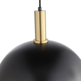 Taklampa Svart/Mässing-Lampconcept.se