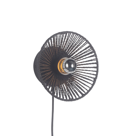 Wave Vägglampa Ø20 Svart-Lampconcept.se