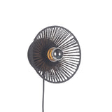 Wave Vägglampa Ø20 Svart-Lampconcept.se