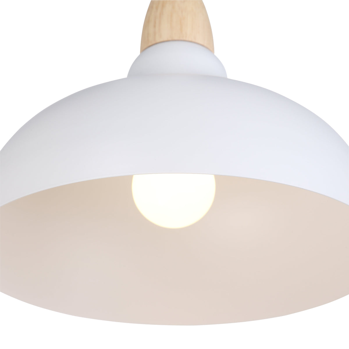 Oak Taklampa Ø24 Ljust Trä