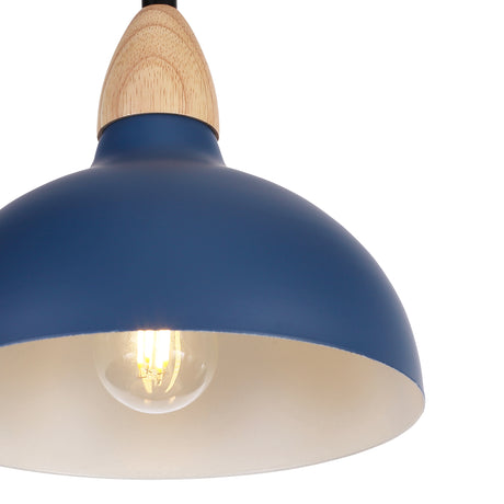 Oak Taklampa Ø19 Blå-Lampconcept.se