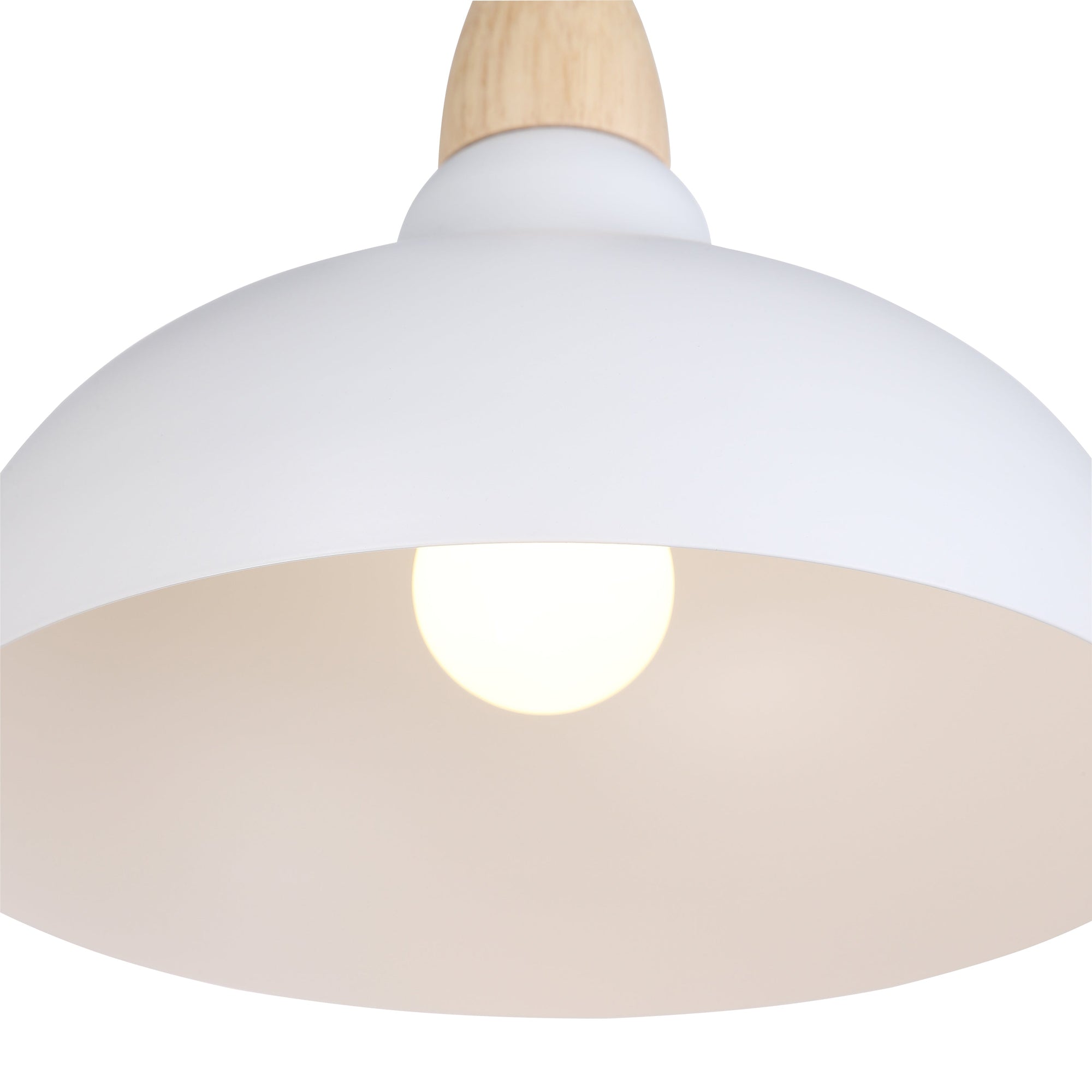 Oak Taklampa Ø24 Ljust Trä