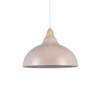Oak Taklampa Ø35 Glossy Beige Pink-Lampconcept.se