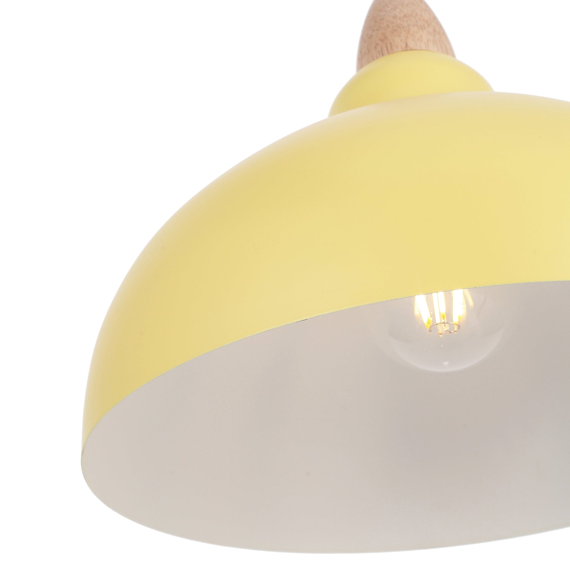 Oak Taklampa Ø35 Lemon Gul-Lampconcept.se