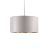 Drum Taklampa Ø50 Grå/Mässing-Lampconcept.se