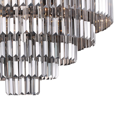 Santorini Ljuskrona Ø80 Smoke-Lampconcept.se