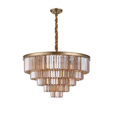 Santorini Ljuskrona Ø80 Amber-Lampconcept.se
