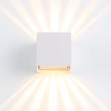 Sunset IP54 6W Utomhus Vägglampa Vit-Lampconcept.se