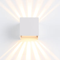 Sunset IP54 6W Utomhus Vägglampa Vit-Lampconcept.se