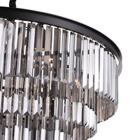 Santorini Ljuskrona Ø80 Smoke-Lampconcept.se
