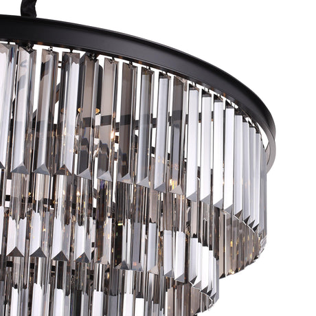 Santorini Ljuskrona Ø80 Smoke-Lampconcept.se