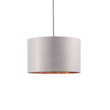 Drum Taklampa Ø40 Grå/Mässing-Lampconcept.se