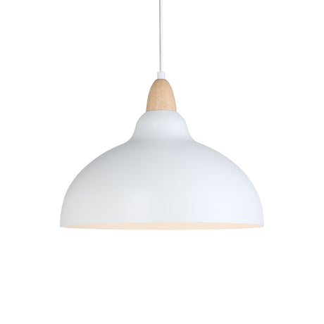 Oak Taklampa Ø35 Ljust Trä