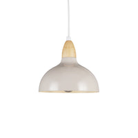 Oak Taklampa Ø19 Glossy Dove-Lampconcept.se