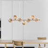 Bubbles Långbordstaklampa 90cm Amber