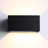 Wide IP54 12W Utomhus Vägglampa Svart-Lampconcept.se