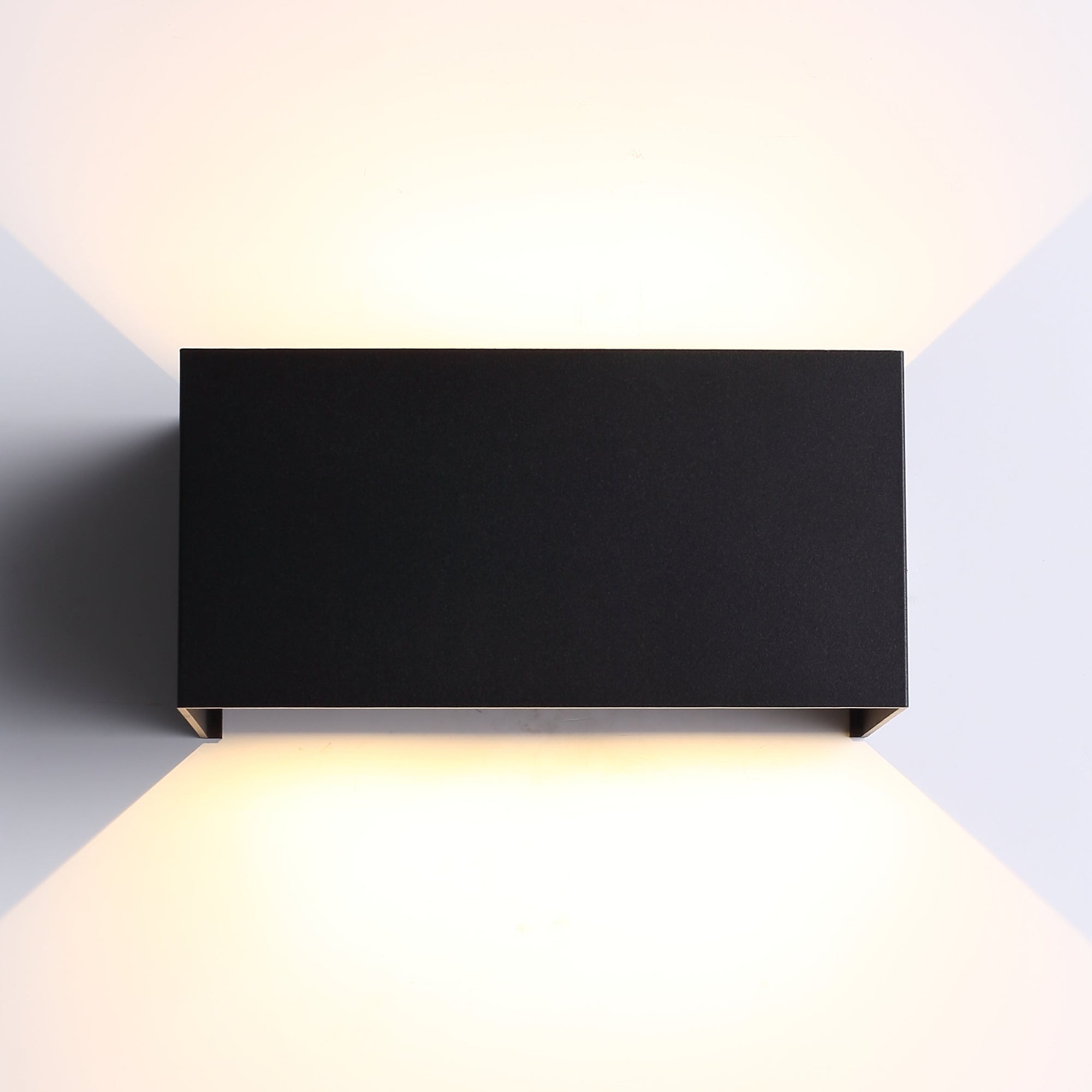 Wide IP54 12W Utomhus Vägglampa Svart-Lampconcept.se