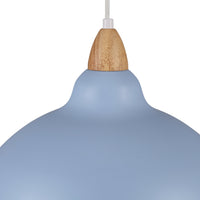 Oak Taklampa Ø35 Ljusblå-Lampconcept.se