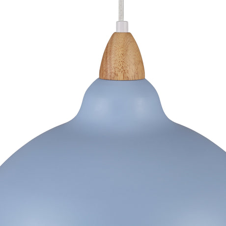 Oak Taklampa Ø35 Ljusblå-Lampconcept.se