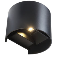 LED Vägglampe Utomhus Round 6W IP54