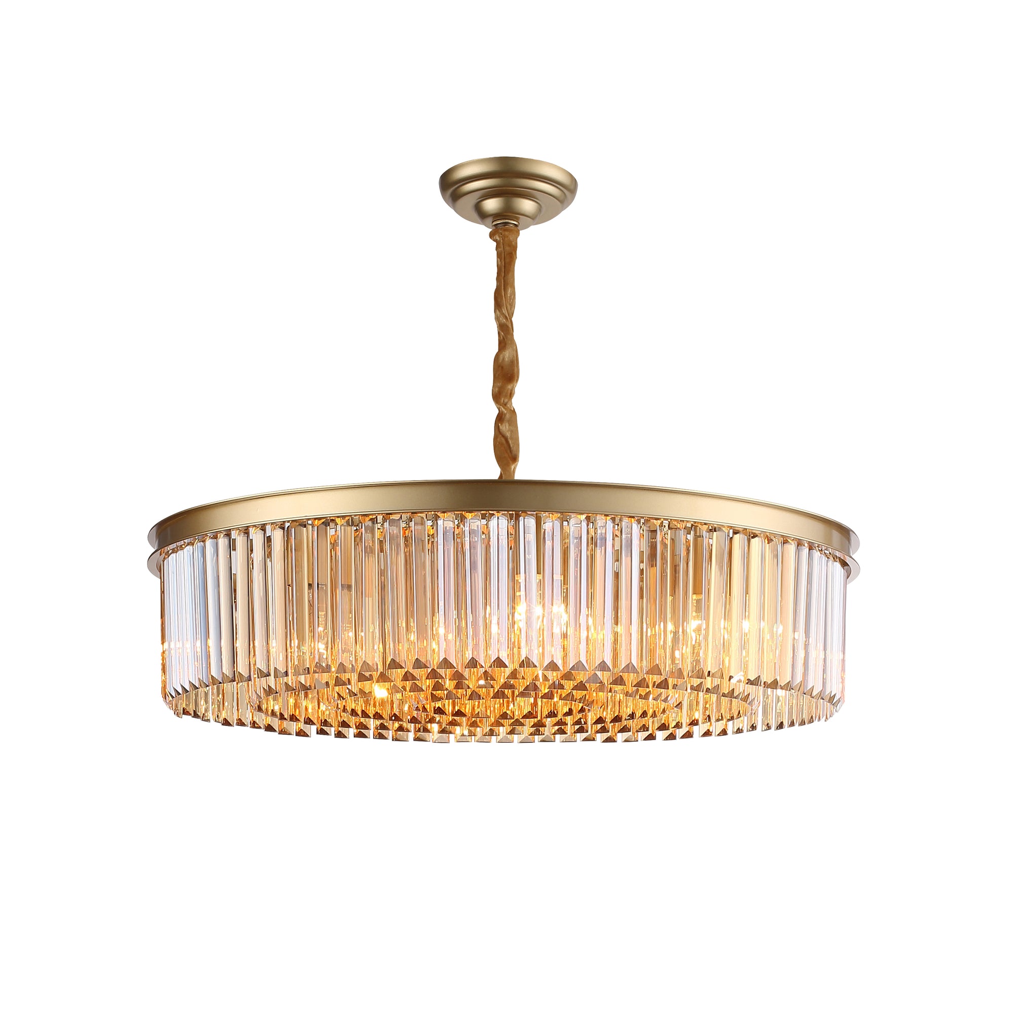 Santorini Ljuskrona Ø75 Amber-Lampconcept.se