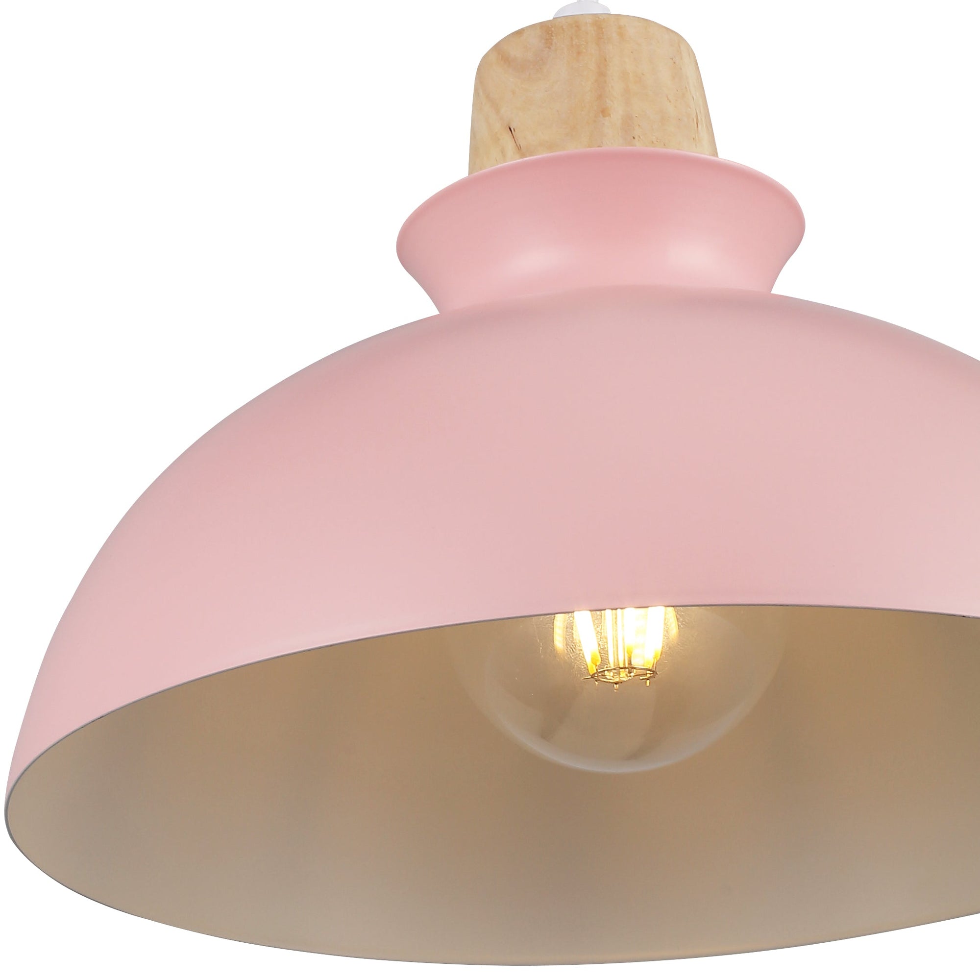 Tray Taklampa Ø28 Rosa-Lampconcept.se