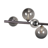 Valencia Långbordstaklampa Svart Titanium/Smoke-Lampconcept.se
