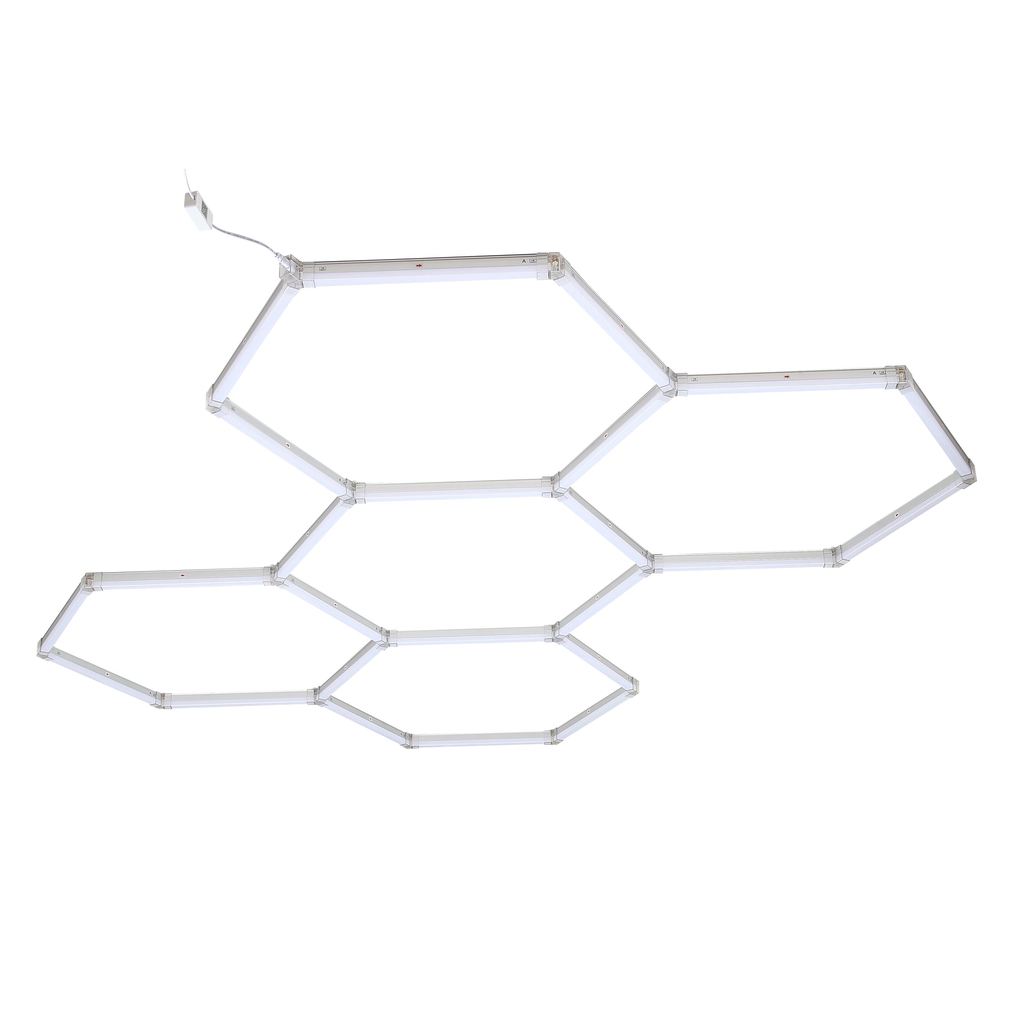 Hexagon Garage LED 5-Set 6500K RGB-Lampconcept.se