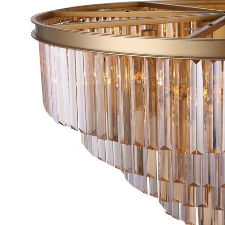 Santorini Ljuskrona Ø80 Amber-Lampconcept.se