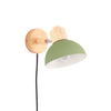 Boom Vägglampa Grön
