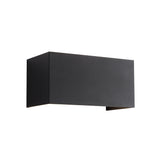 Wide IP54 12W Utomhus Vägglampa Svart-Lampconcept.se