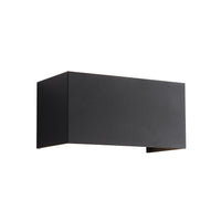 Wide IP54 12W Utomhus Vägglampa Svart-Lampconcept.se