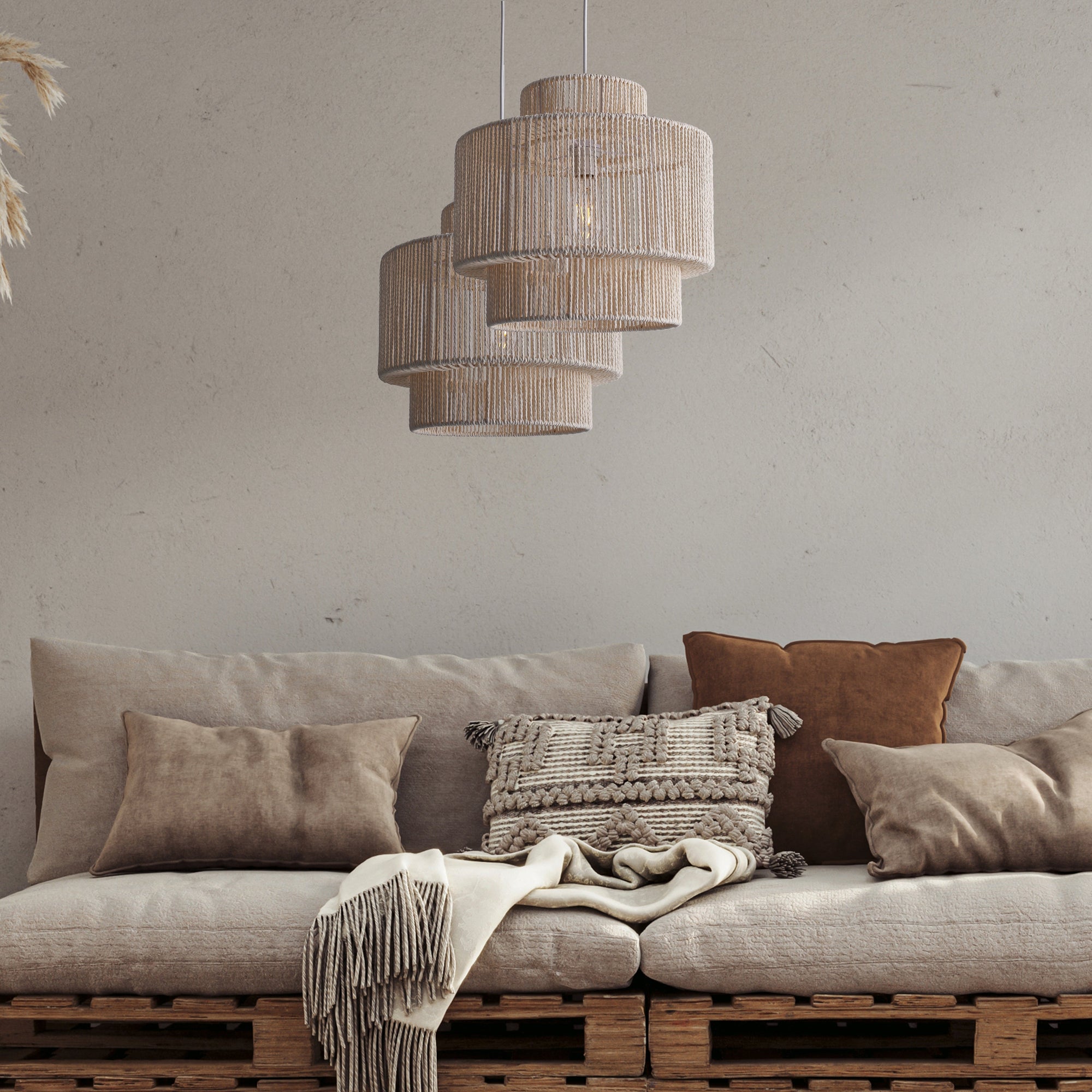 Neka Taklampa Ø40 Raw White-Lampconcept.se