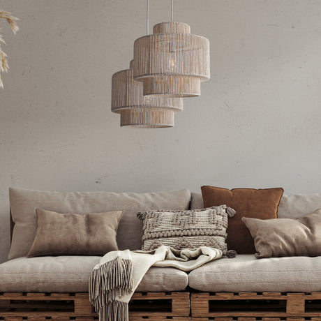 Neka Taklampa Ø40 Raw White-Lampconcept.se