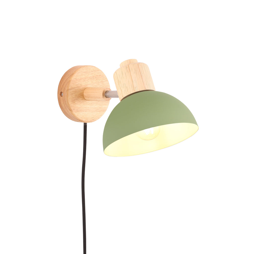 Boom Vägglampa Grön