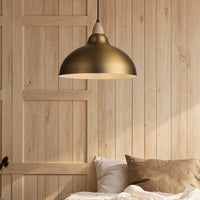 Oak Taklampa Ø35 Borstad Mässing-Lampconcept.se