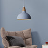 Oak Taklampa Ø19 Ljusblå-Lampconcept.se