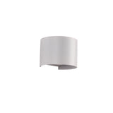 Sunset Round IP54 6W Utomhus Vägglampa Vit-Lampconcept.se