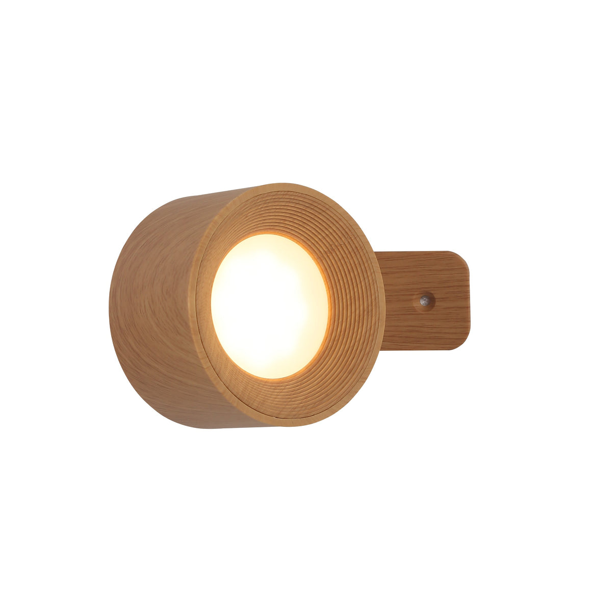 Ticky Magnetisk Vägglampa Trälook