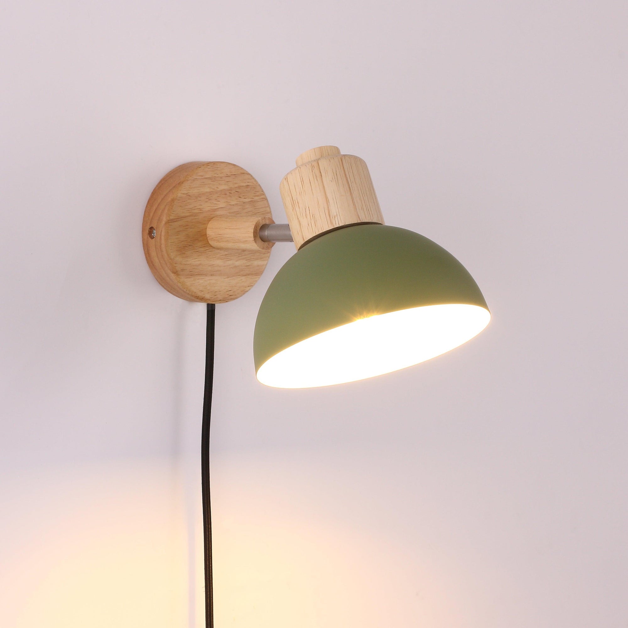 Boom Vägglampa Grön-Lampconcept.se