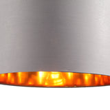 Drum Taklampa Ø50 Grå/Mässing-Lampconcept.se
