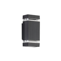 Dawn Square Vägglampa Utomhus LED Svart-Lampconcept.se