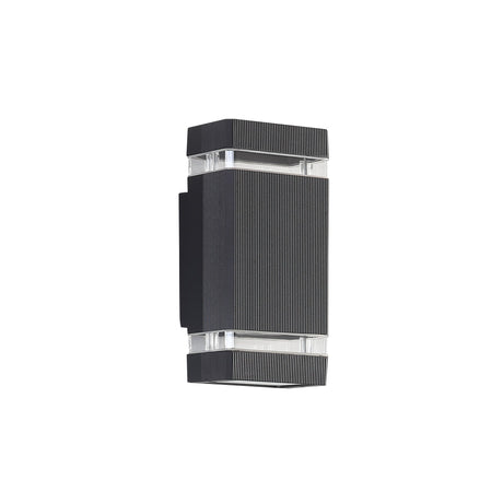 Dawn Square Vägglampa Utomhus LED Svart-Lampconcept.se