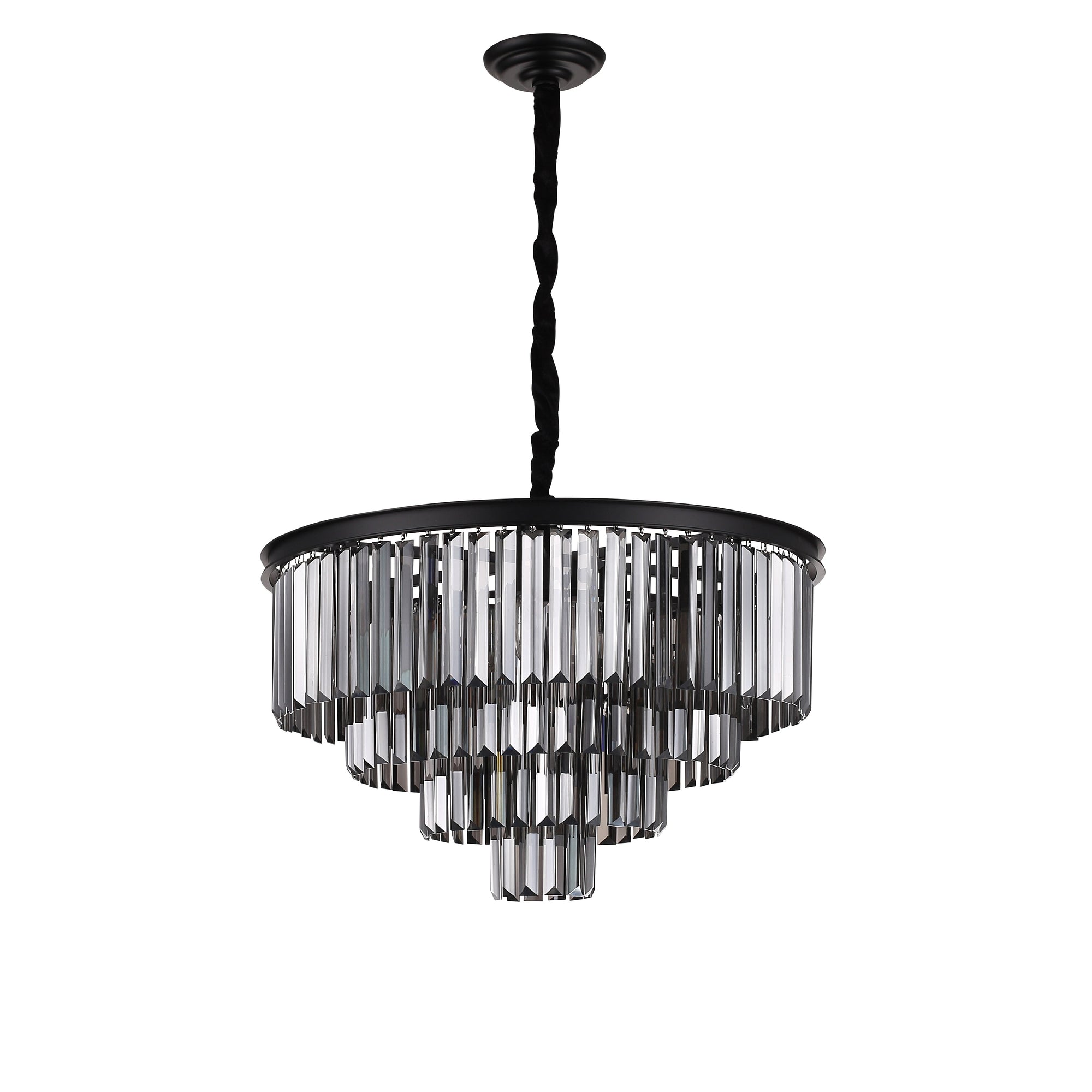 Santorini Ljuskrona Ø60 Smoke-Lampconcept.se