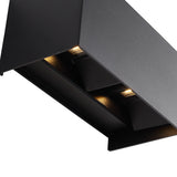 Wide IP54 12W Utomhus Vägglampa Svart-Lampconcept.se
