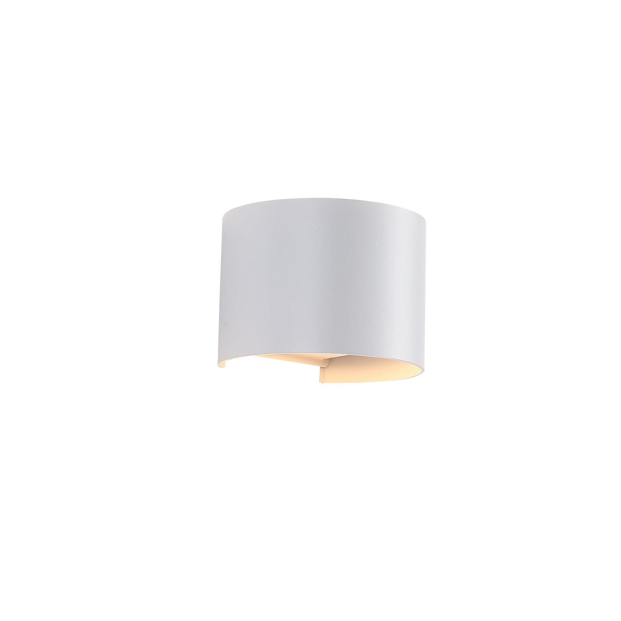 Sunset Round IP54 6W Utomhus Vägglampa Vit-Lampconcept.se